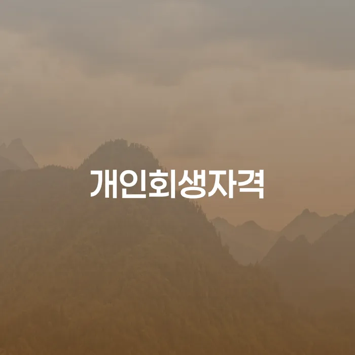 개인회생재산 연체 채무 신속해결방법 관한건